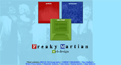 Desktop Screenshot of freakymartian.com