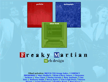 Tablet Screenshot of freakymartian.com